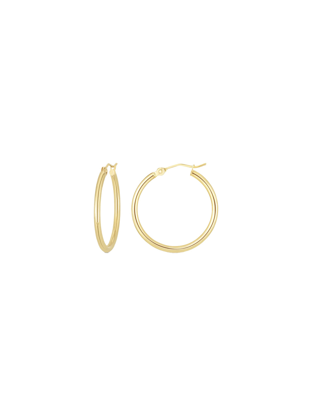 14k 25mm Hollow Hoops