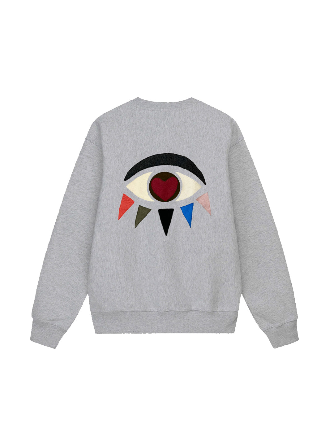 Eyes on You Cashmere Applique Pullover