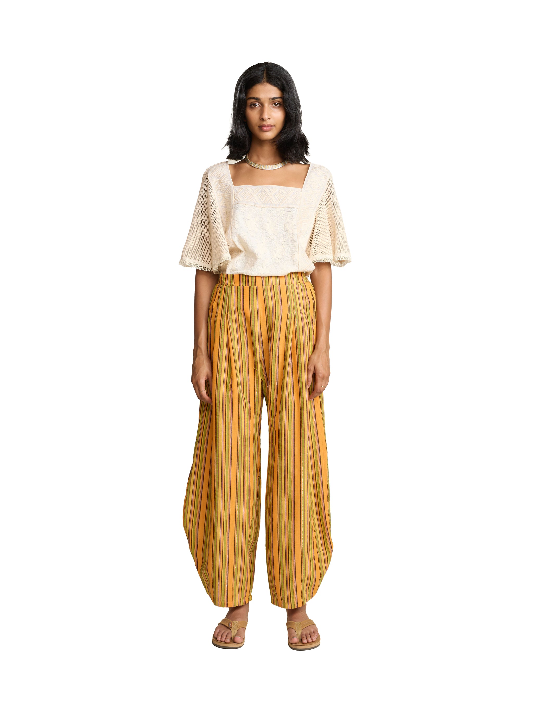 【WOOHWA】DOUBLE LEAF PLEATS SK DuVic Women's Pleats Quilot Skirt Shorts DD3WPH371WH