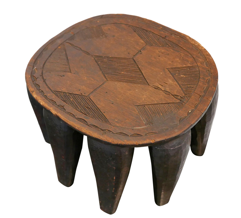 Nigerian Nupe Stool,, The House of Woo- Woo