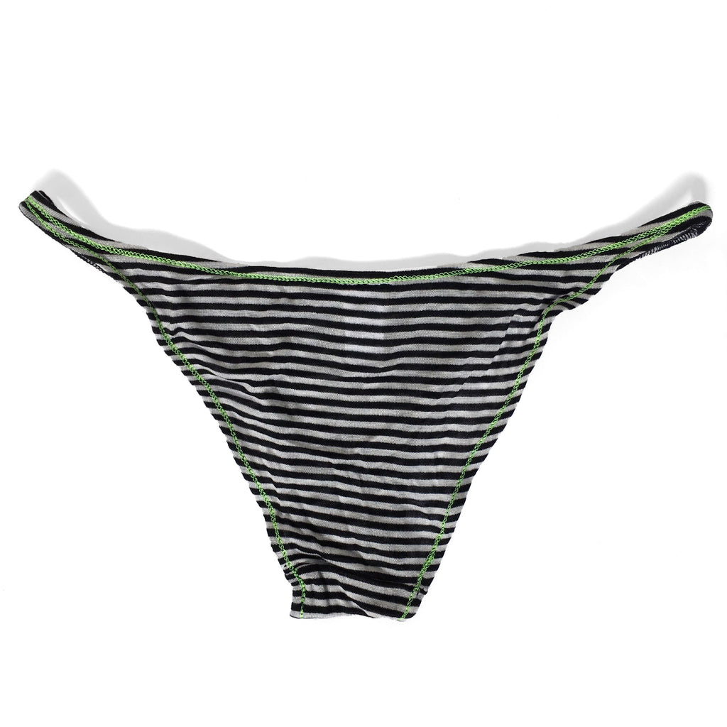 Striped Bikini Undie,underwear, underwoo- Woo