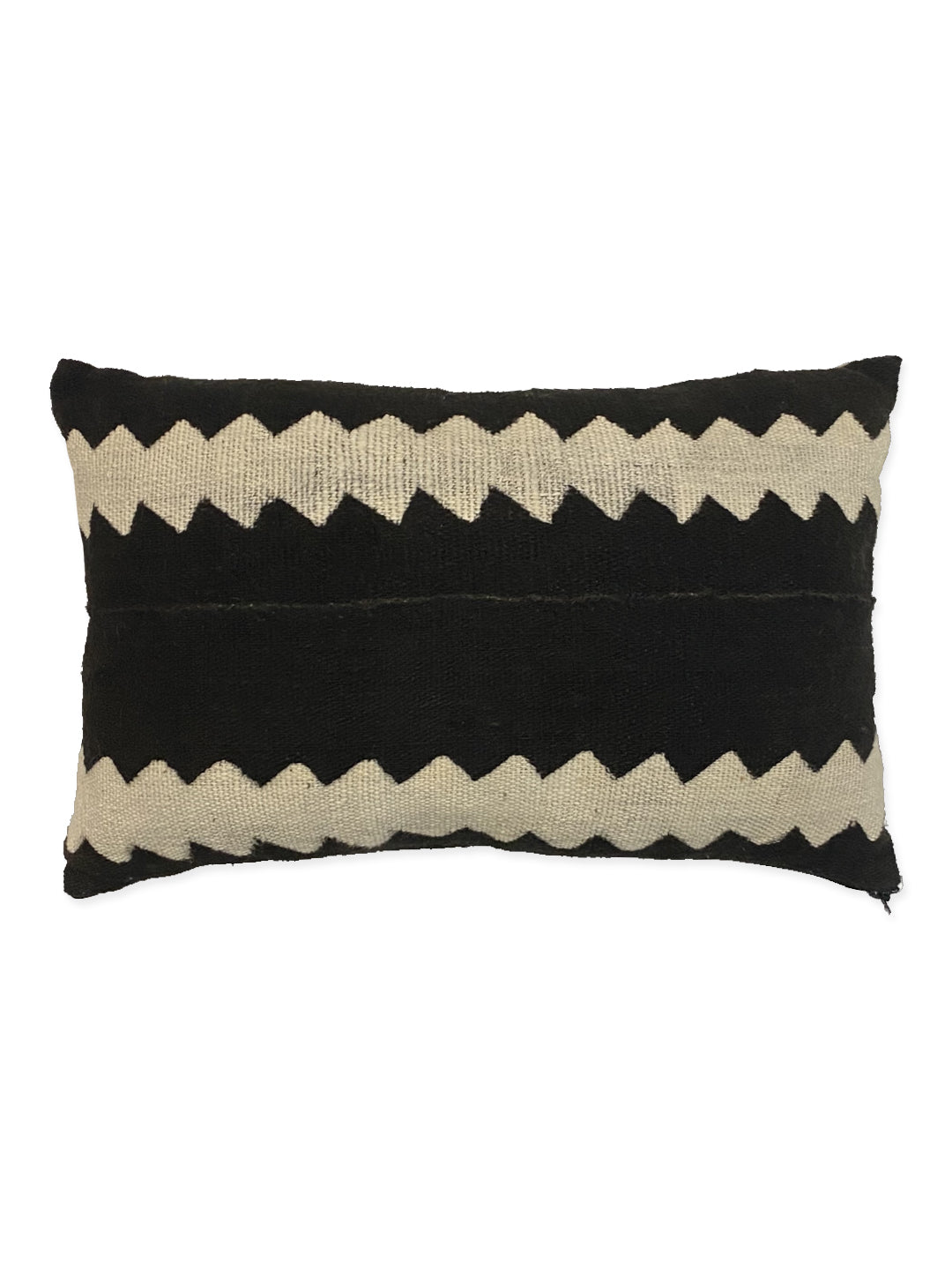 Ivory Striped Square Pillow